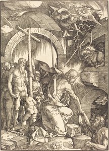 Christus in het voorgeborchte door Albrecht Dürer