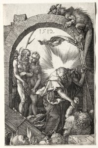 Christus in Limbo door Albrecht Dürer