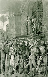 Christus wordt aan het volk getoond door Albrecht Dürer