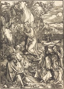 Christus op de Olijfberg door Albrecht Dürer