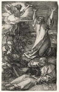 Christus op de Olijfberg door Albrecht Dürer