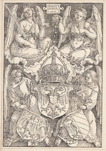 Wapen van het Rijk en de stad Neurenberg door Albrecht Dürer