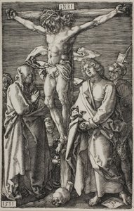 Kruisiging, uit De Gegraveerde Passie door Albrecht Dürer