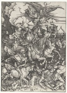 De vier ruiters van de apocalyps door Albrecht Dürer