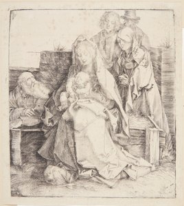 De heilige familie, zes personen door Albrecht Dürer