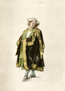 Ontwerp van een keizerlijke hofjurk door Albrecht Dürer