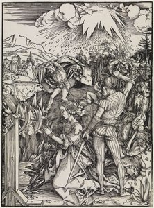 De onthoofding van de heilige Catharina door Albrecht Dürer
