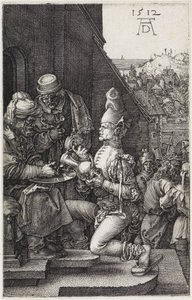 Pilatus wast zijn handen door Albrecht Dürer