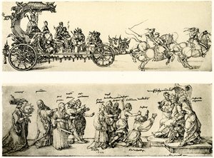 Ontwerp voor de wagen van keizer Maximiliaan I