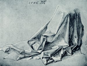 Draperiestudie door Albrecht Dürer