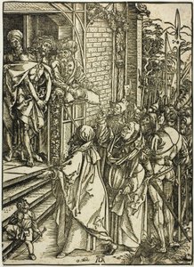 Ecce Homo - De presentatie van Christus, uit De Grote Passie door Albrecht Dürer