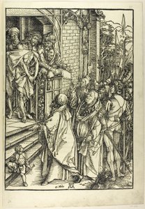 Ecce Homo - De Presentatie van Christus, uit De Grote Passie door Albrecht Dürer