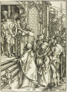 Ecce Homo - De presentatie van Christus, uit De Grote Passie door Albrecht Dürer