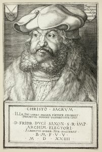 Keuzevorst Frederik de Wijze van Saksen door Albrecht Dürer