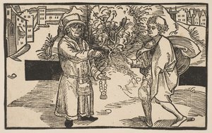 Eunuches, uit De Comedie van Terence, 19e-eeuwse herdruk door Albrecht Dürer