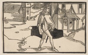 Eunuchus, uit De Komedie van Terence, 19e-eeuwse herdruk door Albrecht Dürer
