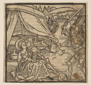 Illustratie uit de Ritter von Turn, 1493 door Albrecht Dürer