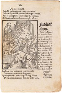 Illustratie voor het boek Narrenschip van Sebastian Brant, 1494