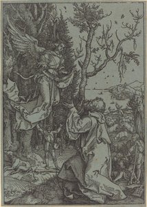 Joachim en de engel door Albrecht Dürer