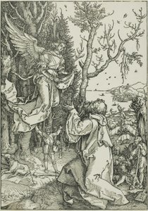 Joachim en de Engel, uit Het Leven van de Maagd door Albrecht Dürer