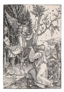 Joachim en de Engel, uit Het Leven van de Maagd, ca. 1504