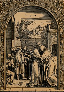 Joachim en Anna, 1504 door Albrecht Dürer