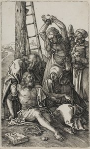 Klaagzang van Christus, uit De Gegraveerde Passie door Albrecht Dürer