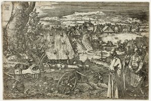 Landschap met Kanon door Albrecht Dürer