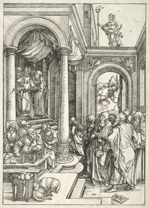 Leven van de Maagd: Presentatie van de jonge Maagd in de Tempel, 1504-1505
