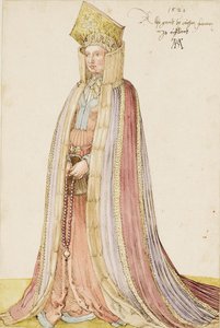 Livonische dame, 1521 door Albrecht Dürer