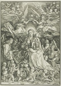 Madonna Koningin van de Engelen door Albrecht Dürer