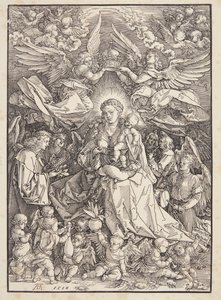 Madonna Koningin van de engelen door Albrecht Dürer