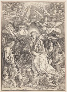 Madonna Koningin van de engelen door Albrecht Dürer