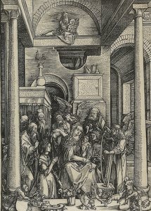 Leven van Maria: Verering van Maria door Albrecht Dürer