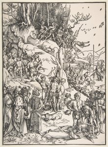 Martelaarschap van de Tienduizend door Albrecht Dürer