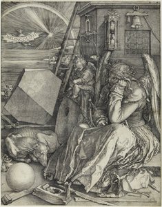 Melencolia I, 1514 door Albrecht Dürer