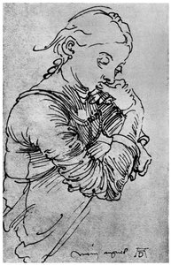 Mijn Agnes, Dürers vrouw afgebeeld als meisje, 1495, 1936