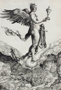 Nemesis (Het grote geluk) door Albrecht Dürer