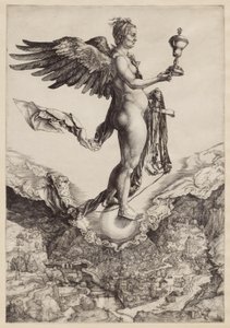 Nemesis (Het grote fortuin) door Albrecht Dürer