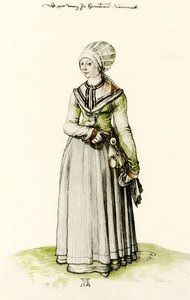Neurenbergse huisvrouw door Albrecht Dürer