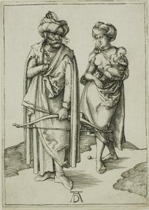 Oosterse Familie door Albrecht Dürer