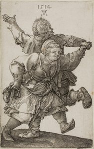 Boerenpaar dat Danst door Albrecht Dürer
