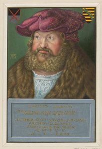 Portret van Frederik de Wijze, keurvorst van Saksen door Albrecht Dürer