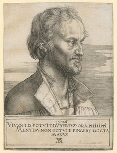 Portret van Philipp Melanchthon door Albrecht Dürer