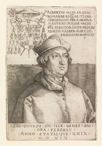 Portret van Albrecht van Brandenburg