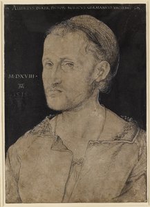 Portret van Hans Burgkmair, 1518 door Albrecht Dürer