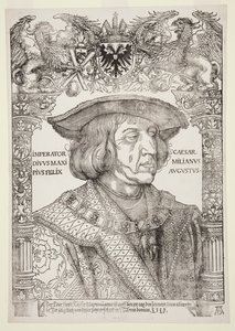 Portret van Maximiliaan I