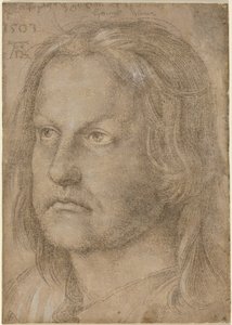 Portret van een man door Albrecht Dürer