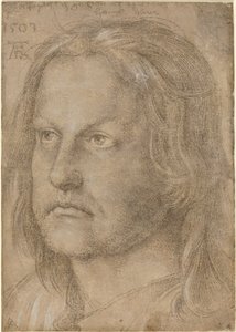 Portret van een onbekende man door Albrecht Dürer