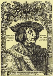 Portret van keizer Maximiliaan door Albrecht Dürer